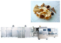 สแตนเลสแบบอัตโนมัติสายการผลิตกรวยน้ำตาลกรวยไอศกรีมเครื่องปิ้งขนมปัง 4000 มาตรฐาน Cones / ชั่วโมง