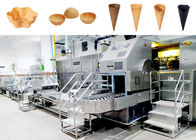 สายการผลิตโคนวาฟเฟิลสำหรับเครื่องทำไอศกรีมอัตโนมัติเต็มรูปแบบ