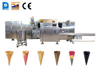 สายการผลิตไอศกรีมโคนอัตโนมัติพร้อมระบบกลิ้งแนวนอน