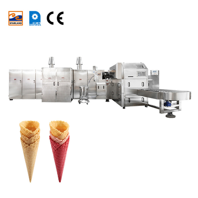 เครื่องผลิตไอศกรีมทรงกระบอกความมั่นคงสูง ด้วยการสนับสนุนทางเทคนิควีดีโอ 6200pcs / ชั่วโมง