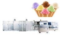 ความจุสูง 3500 PCS / ชั่วโมงเครื่องกรวยไอศกรีมการบริโภคก๊าซน้อยลง