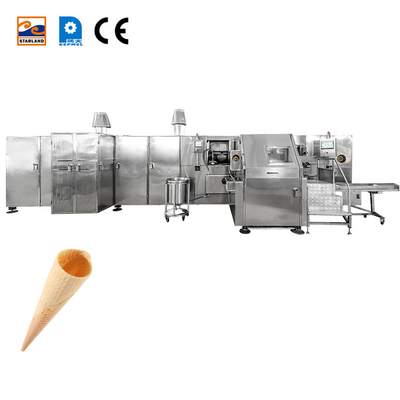 เครื่องทํา Barquillo Cone ที่มีประสิทธิภาพ กับการทํางานแบบหมุน CE