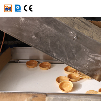 เครื่องกํากับ PLC อัตโนมัติเต็ม ปรับได้ เครื่องกระเป๋าสตางค์วอฟเฟิลอัตโนมัติ