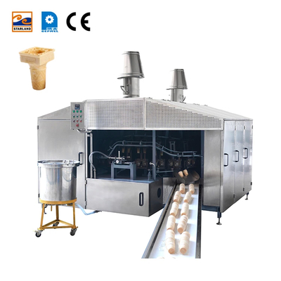 0.75kw เครื่องยนต์หลัก รายละเอียด สายการผลิตโวฟเฟอร์โคนอัตโนมัติ ด้วย CE
