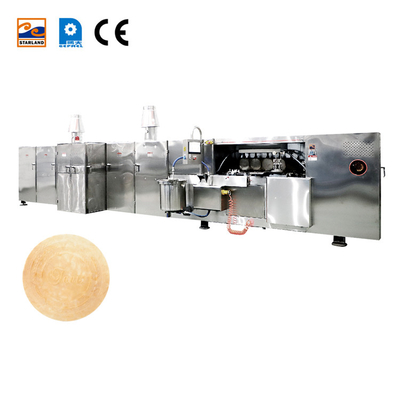 อัตโนมัติ สแตนเลส อัตโนมัติ Obleas เครื่องผลิตสาย Wafer