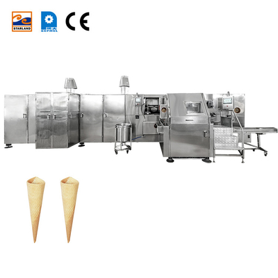 ปรับการค้าสแตนเลส Barquillo Cone Baker กับ CE