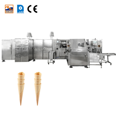 การค้าอัตโนมัติ Barquillo Cone สายการผลิต เครื่องหมึกหิมะ