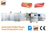 สายการผลิตกรวยน้ำตาล 6000 ชิ้น / ชั่วโมงพร้อมคูลลิ่งทาวเวอร์