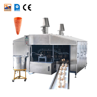 สายการผลิตโลหะไร้สแตนเลส วัสดุเนื้อเยื่อ Wafer Cone ด้วยการออกแบบที่กําหนดเอง