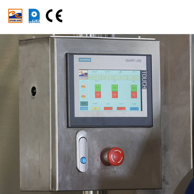 สายการผลิตโวฟเฟอร์ Monaka ที่สามารถปรับแต่งได้ ด้วยมอเตอร์หลัก 2.0hp และระบบควบคุม PLC