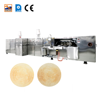 การควบคุมอุณหภูมิ Display ดิจิตอล Obleas สายการผลิต Wafer สําหรับการผลิตที่กําหนดเอง