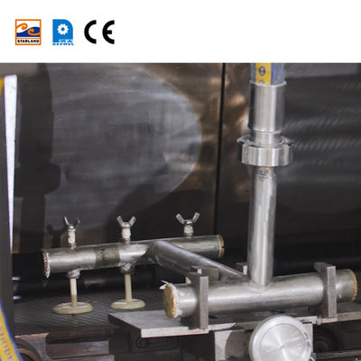 PLC เครื่องทํา Barquillo Cone Commercial ด้วยสายการผลิตอัตโนมัติ