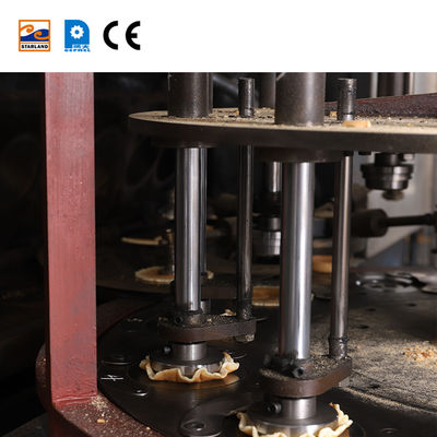 เครื่องทำวาฟเฟิลแบบอัตโนมัติพร้อมระบบควบคุม PLC สำหรับตะกร้าสแตนเลสสตีลในตลาดที่มีความต้องการสูง