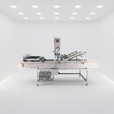 สายพานลำเลียงระบายความร้อนและจัดเรียงอัตโนมัติจากโรงงานโดยตรงสำหรับสายการผลิตโคนไอศกรีม