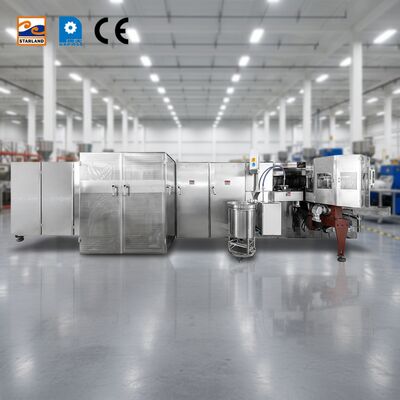 วิดีโอ การสนับสนุนทางเทคนิค สายการผลิตกระเป๋าขนมวาฟเฟิล ความจุสูง ปรับปรุงให้พร้อมต่อเนื่อง