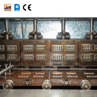 PLC Control System Monaka Wafer Production Equipment Featuring Digital Display Temperature Control Ensuring Consistent Product