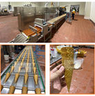 OEM Kitchen Commercial Ice Cream เครื่องทำวาฟเฟิลโคน 10000 ชิ้น / ชั่วโมง