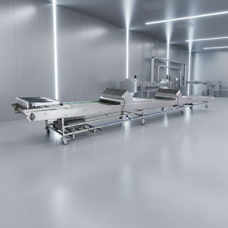 โรงงานขายตรง เครื่องขนส่งเย็นอัตโนมัติ