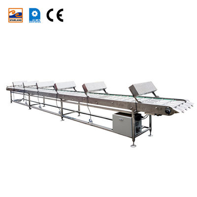 Industrial Marshalling Cooling Conveyor Cone Conveyor Belt ด้วยการรับประกัน 1 ปี