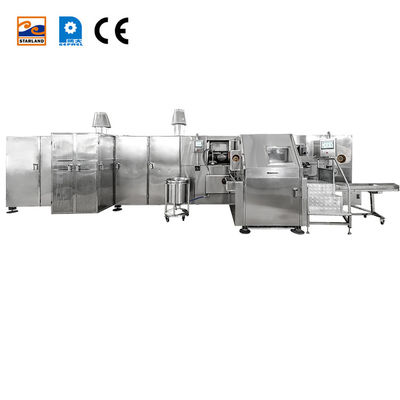 2.0HP เครื่องยนต์หลัก Barquillo Cone สายการผลิตสําหรับการผลิตอัตโนมัติและ