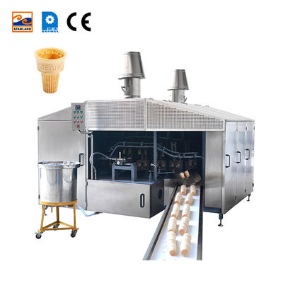 PLC 28molds Wafer Cone Production Line With Customized Design สายการผลิตโคลนโคลนโคลนโคลนโคลนโคลน