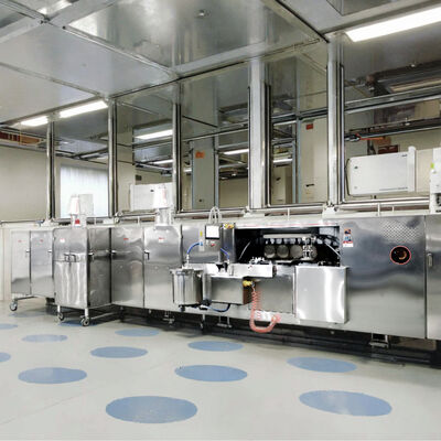 สายการผลิตบิสกิตเวเฟอร์ระบบควบคุม PLC สแตนเลส อุปกรณ์ผลิตเวเฟอร์