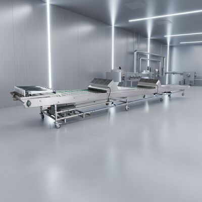 โรงงานขายตรง เครื่องขนส่งเย็นอัตโนมัติ