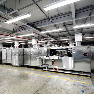 สายการผลิตเวเฟอร์บิสกิตอัตโนมัติ เครื่องจักรที่ปรับแต่งได้สำหรับการผลิตและบรรจุเวเฟอร์บิสกิตอย่างต่อเนื่องอย่างมีประสิทธิภาพ