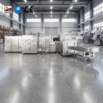 ความจุ 2000 PCS โรลเลอร์น้ําตาลโค้ง สายการผลิต อัตโนมัติเต็ม 1.1KW การติดตั้งง่ายและอินเตอร์เฟสที่ใช้ได้ง่าย