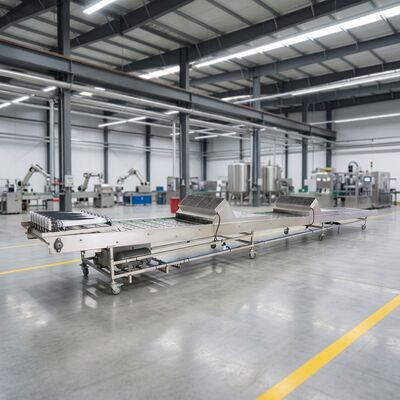 Industrial Automatic Marshalling Cooling Conveyor Robust Construction For Production And Processing