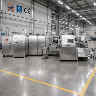 วิดีโอ การสนับสนุนทางเทคนิค Barquillo Cone Production Line วิธีการทําความร้อนด้วยก๊าซ การทํางานต่อเนื่อง เหมาะสําหรับอุตสาหกรรม