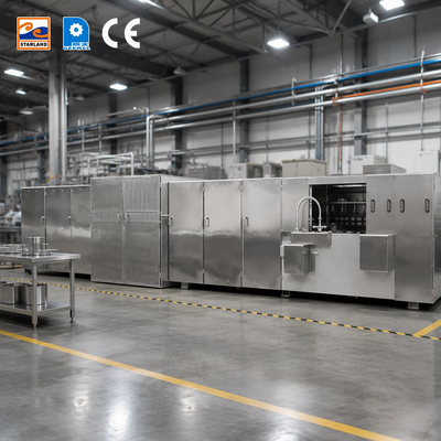 เครื่องทำเวเฟอร์แผ่นก๊าซพร้อมระบบควบคุม PLC สามารถผลิตโมนาคาเวเฟอร์ได้หลายขนาดและรูปทรง