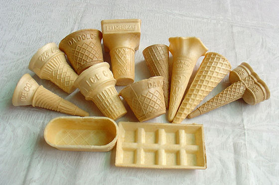 ไอศกรีมรสนมโคนน้ำตาลสูง 135 มม. พร้อมมุม 23 องศา